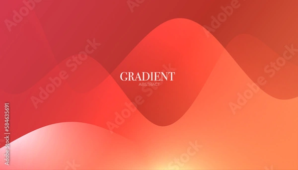 Fototapeta Orange banner