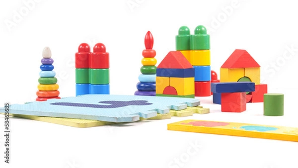 Fototapeta many toys