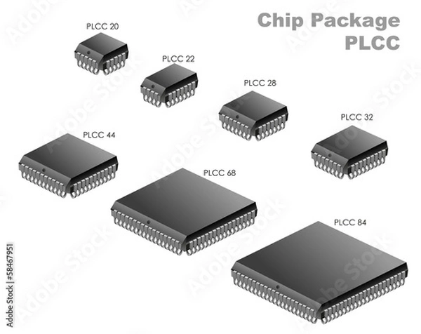 Obraz Chip Package (PLCC)