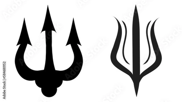 Obraz vector trident illustration