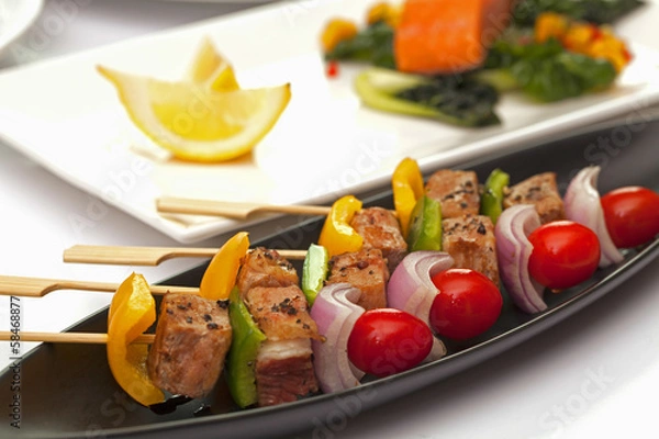 Fototapeta Barbecued