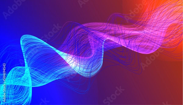 Fototapeta abstract background with lines