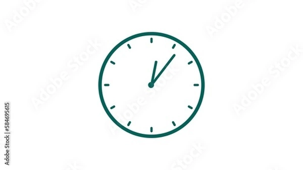 Fototapeta abstract wall clock illustration background 