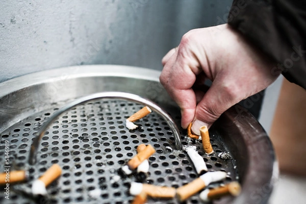 Obraz Die letzte Kippe