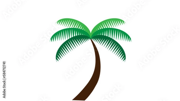 Obraz palm tree illustration