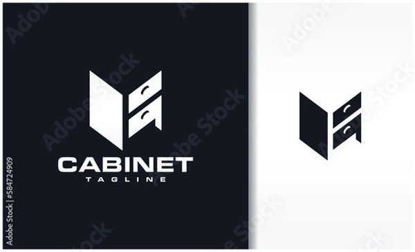 Obraz Cabinet Logo Vector