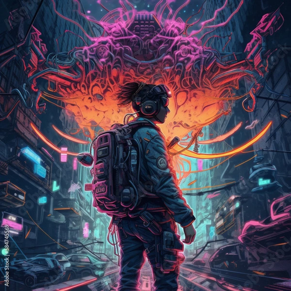 Fototapeta Rocket boy