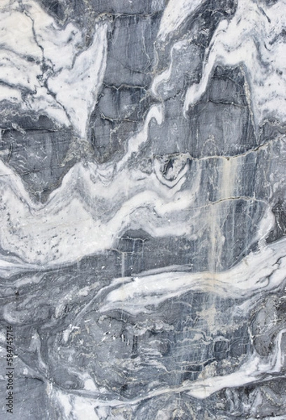 Obraz A texture of a pattern of gray marble