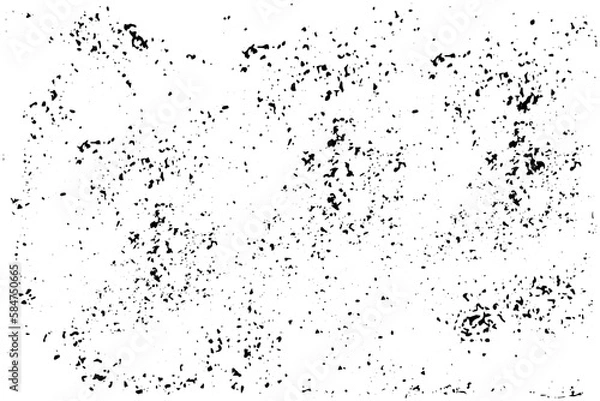 Fototapeta The abstract texture on white background, dirt overlay or screen effect use for grunge background vintage style. Grunge monochrome background. Black grunge texture background.	