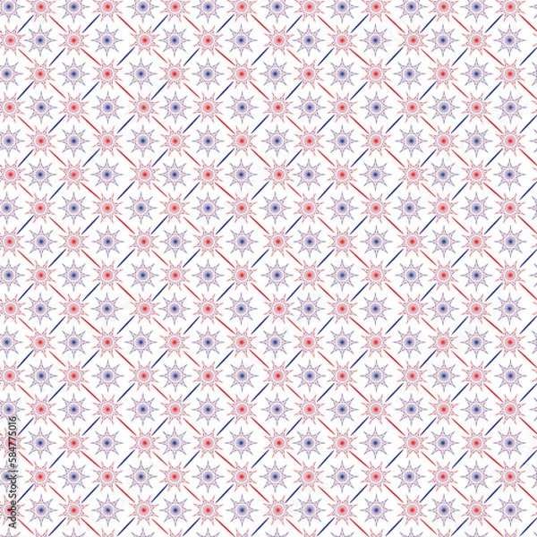 Fototapeta seamless colorful geometric pattern