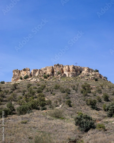 Fototapeta rocks on the hill