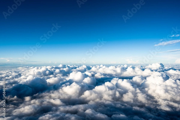 Obraz 富士山頂から眺める雲海