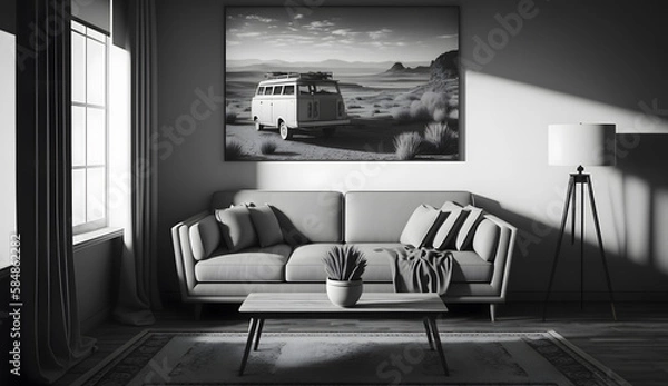 Fototapeta modern living room