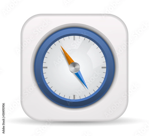 Fototapeta Vector compass icon