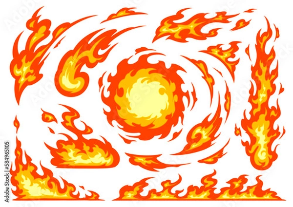 Obraz 様々な炎_23