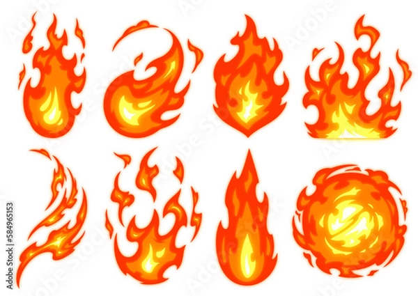 Obraz 様々な炎_35