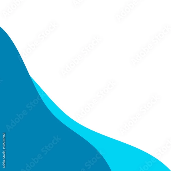 Fototapeta Corner Blob Vector-02