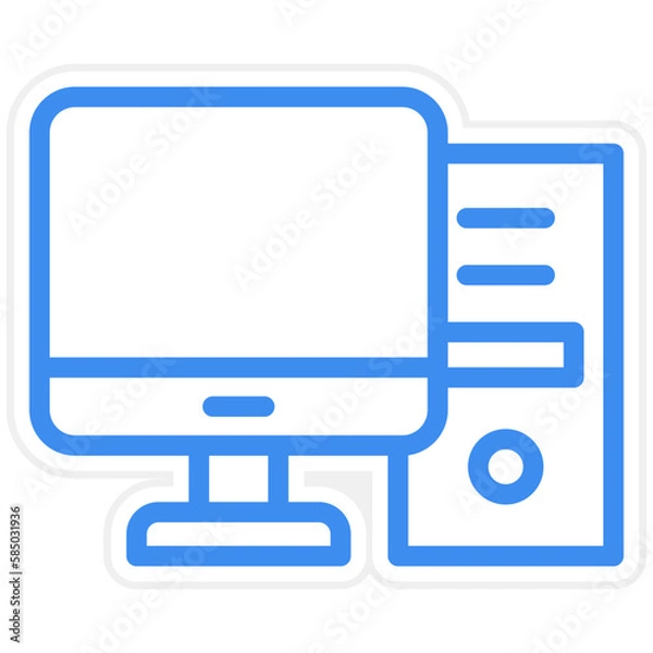 Fototapeta Vector Design Computer Icon Style
