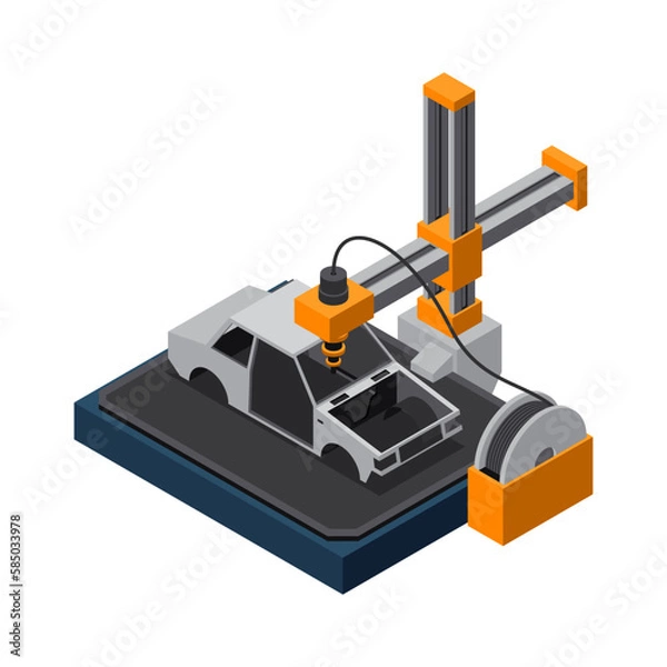 Obraz 3D Printing Industry Icon