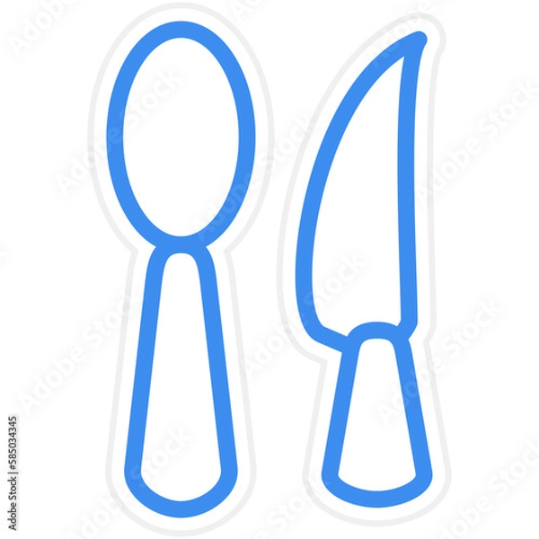 Obraz Vector Design Cutlery Icon Style