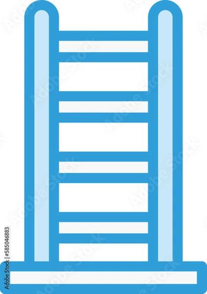 Fototapeta Ladder Vector Icon Design Illustration