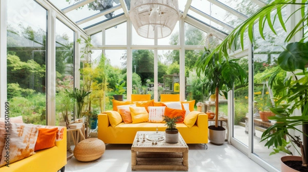 Fototapeta Summer conservatory