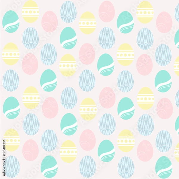 Fototapeta easter pattern