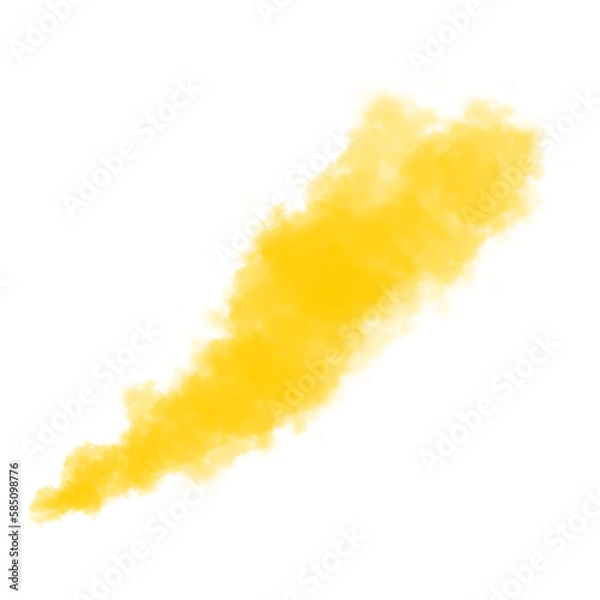 Obraz Long yellow smoke effect