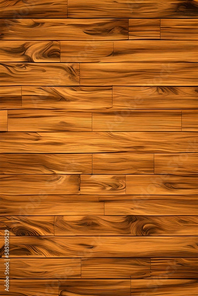 Obraz Wood Floor Texture Background created with Generative AI technology