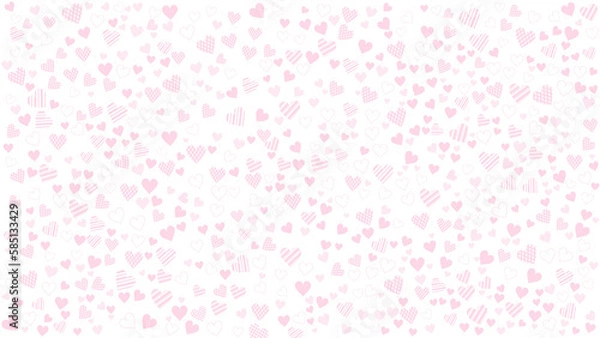Fototapeta Pink heart background. 