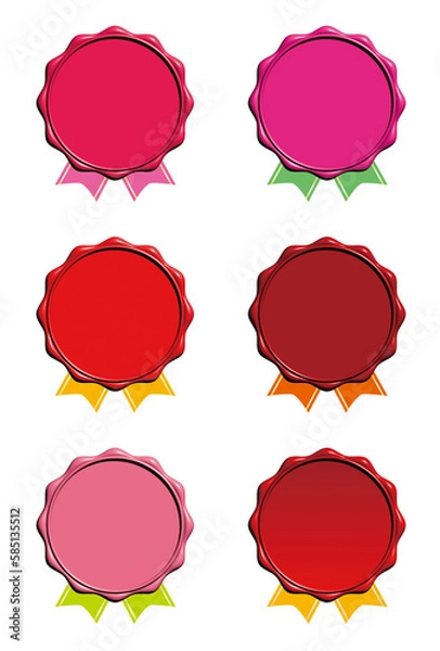 Fototapeta 赤いアイコン