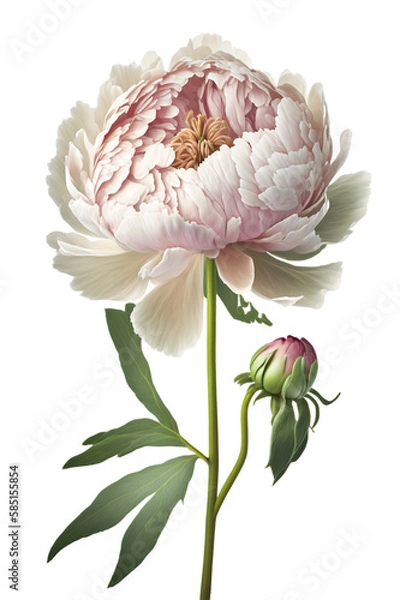 Obraz Romantic peony in bloom