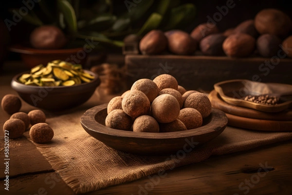 Obraz chocolate and nuts