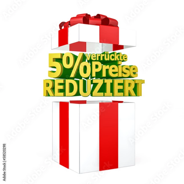 Obraz verrückte Preise 5%