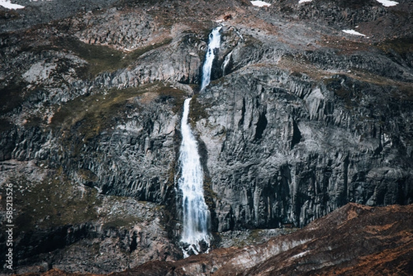 Fototapeta mountain waterfall