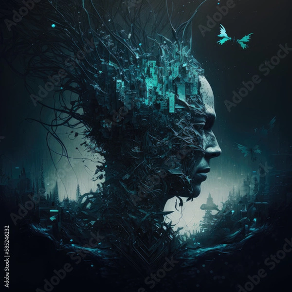 Obraz reflexion robotique