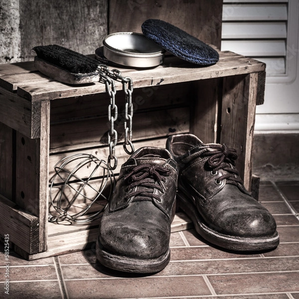 Fototapeta Rugged shoes