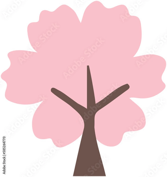 Fototapeta Tree  simple Icon