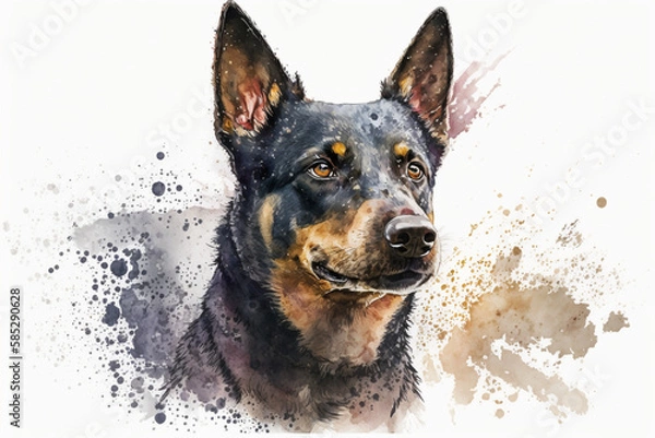 Obraz Australian dog portrait