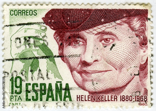 Fototapeta Helen Adams Keller. Zaślepiony amerykański pisarz