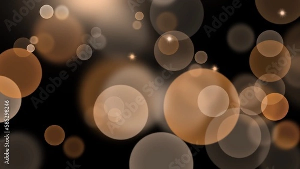 Obraz background of yellow bokeh.