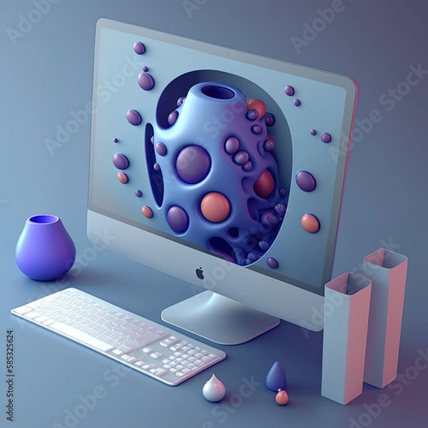 Obraz Ordinateur design