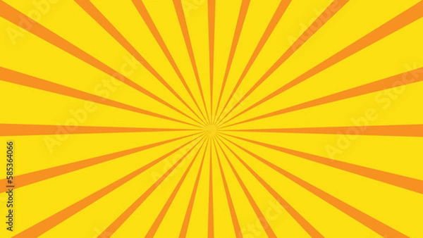 Fototapeta abstract background with rays, Sunray vector background, YouTube thumbnail background, zoom out background
