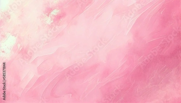 Fototapeta Abstract pink watercolor paint background texture, ink paint color backdrop