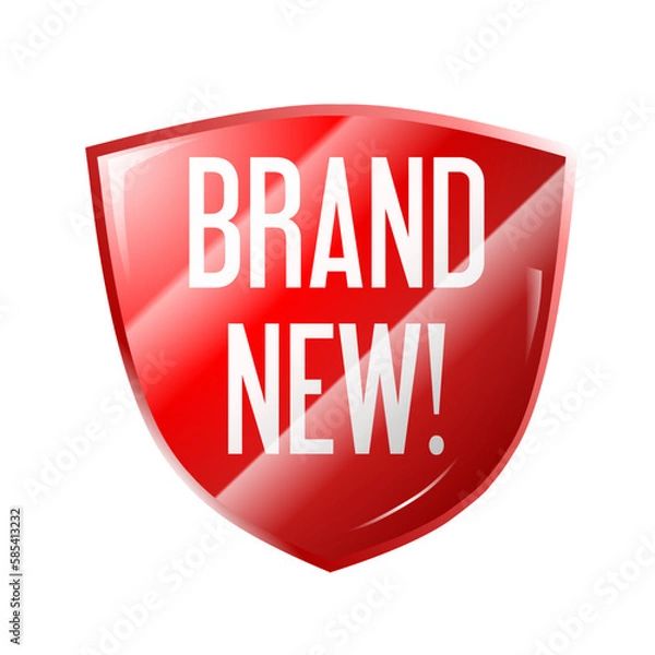 Obraz label with word