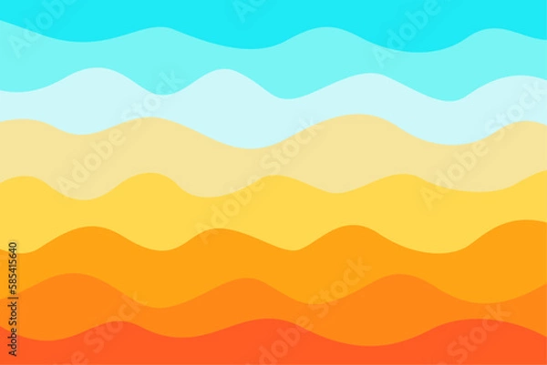 Fototapeta colorful abstract pattern background. template summer concept. vector illustration