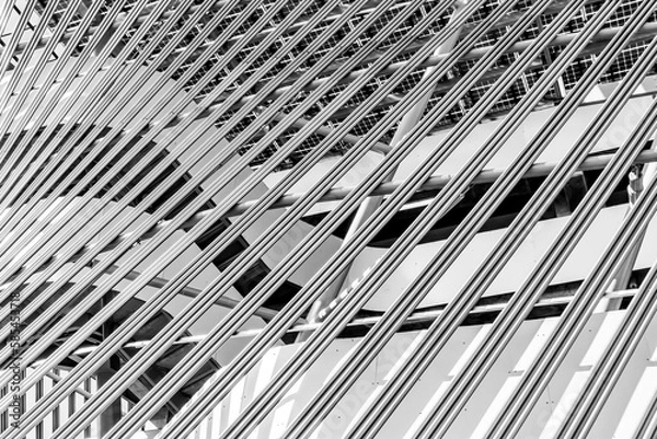 Fototapeta Rail Staton Architecture Beneath 8