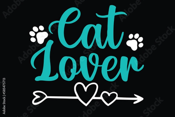 Fototapeta cat lover design