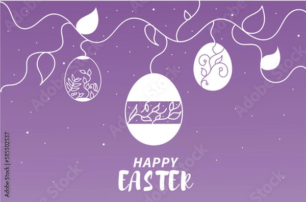 Fototapeta easter greeting card