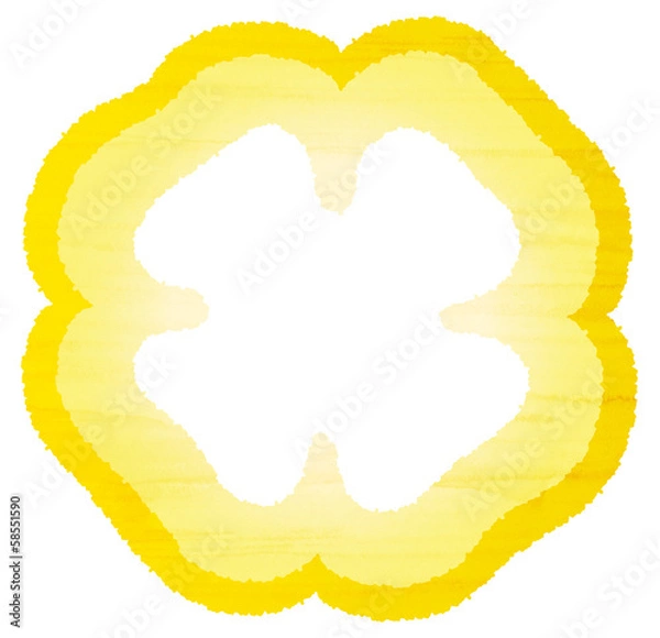 Obraz 水彩風 スライスしたパプリカ